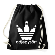 PRINTFASHION Adjegysört - Sportzsák, Tornazsák - Fekete tornazsák
