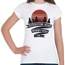 PRINTFASHION Adventure - Női póló - Fehér női póló
