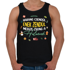PRINTFASHION Ady Endre - Karácsony - Férfi atléta - Fekete