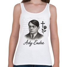 PRINTFASHION ady endre - Női atléta - Fehér női trikó