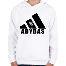 PRINTFASHION Adydas - Gyerek kapucnis pulóver - Fehér