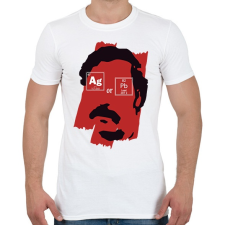 PRINTFASHION Ag or Pb?  - Férfi póló - Fehér férfi póló