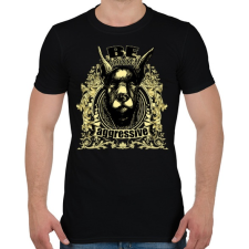 PRINTFASHION Agresszív - Férfi póló - Fekete férfi póló