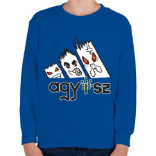 PRINTFASHION agy..érgörcs adidas 2 - Gyerek pulóver - Királykék gyerek pulóver, kardigán