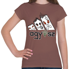 PRINTFASHION agy..érgörcs adidas 2 - Női póló - Mogyoróbarna női póló