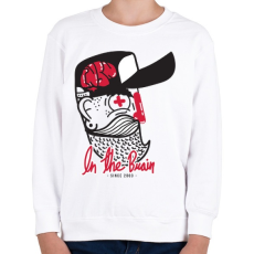 PRINTFASHION Agyas - Gyerek pulóver - Fehér