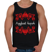 PRINTFASHION Agyfaszt kapok - Férfi atléta - Fekete atléta, trikó