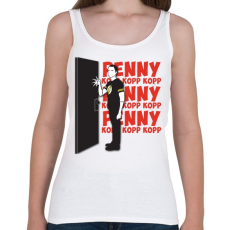 PRINTFASHION Agymenők - Női atléta - Fehér