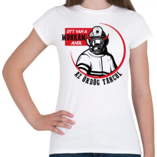 PRINTFASHION Ahol az ördög táncol - Női póló - Fehér női póló