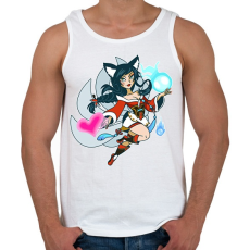 PRINTFASHION Ahri - Férfi atléta - Fehér