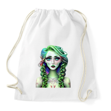 PRINTFASHION AI_Android_Lány_1 - Sportzsák, Tornazsák - Fehér tornazsák