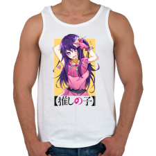 PRINTFASHION Ai Hoshino - Férfi atléta - Fehér atléta, trikó