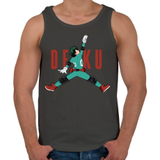 PRINTFASHION Air Deku - Férfi atléta - Sötétszürke