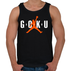 PRINTFASHION AIR GOKU - Férfi atléta - Fekete