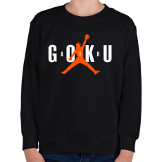 PRINTFASHION AIR GOKU - Gyerek pulóver - Fekete