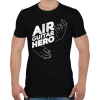 PRINTFASHION Air Guitar Hero - Férfi póló - Fekete
