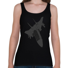 PRINTFASHION Aircraft - Női atléta - Fekete