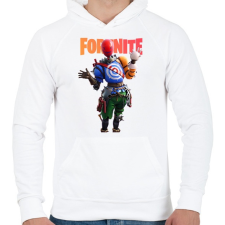 PRINTFASHION Airhead Fortnite - Férfi kapucnis pulóver - Fehér férfi pulóver, kardigán