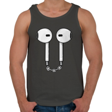 PRINTFASHION AirPods - Férfi atléta - Sötétszürke