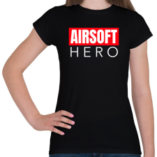 PRINTFASHION AIRSOFT HERO - Női póló - Fekete női póló