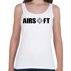 PRINTFASHION Airsoft - Női atléta - Fehér