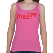 PRINTFASHION Airsoft - Női atléta - Rózsaszín női trikó