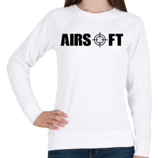 PRINTFASHION Airsoft - Női pulóver - Fehér