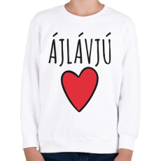 PRINTFASHION Ájlávjú - Gyerek pulóver - Fehér