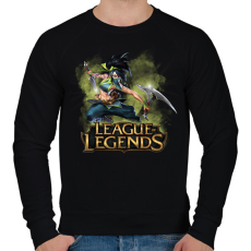 PRINTFASHION Akali - Férfi pulóver - Fekete