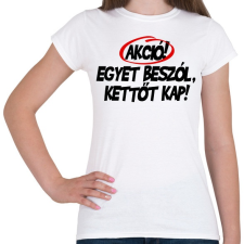 PRINTFASHION Akció! - Női póló - Fehér női póló