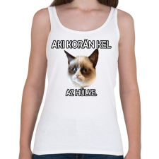 PRINTFASHION Aki korán kel, az nem norma. - Női atléta - Fehér női trikó