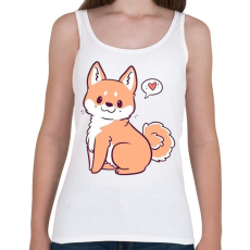 PRINTFASHION Akita puppy - Női atléta - Fehér