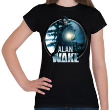 PRINTFASHION Alan Wake game - Női póló - Fekete női póló