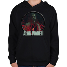 PRINTFASHION Alan Wake ll. - Gyerek kapucnis pulóver - Fekete
