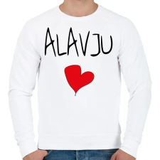 PRINTFASHION ALAVJU - I love you meme - Férfi pulóver - Fehér férfi pulóver, kardigán