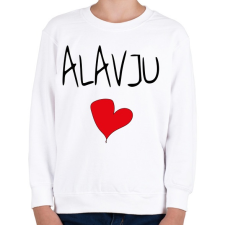 PRINTFASHION ALAVJU - I love you meme - Gyerek pulóver - Fehér gyerek pulóver, kardigán