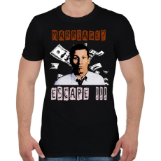 PRINTFASHION albundy - Férfi póló - Fekete