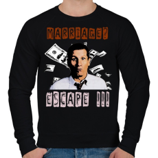 PRINTFASHION albundy - Férfi pulóver - Fekete