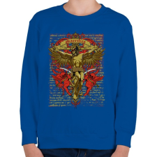 PRINTFASHION Áldozat - Gyerek pulóver - Királykék gyerek pulóver, kardigán