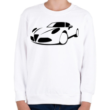 PRINTFASHION Alfa Rome 8C 01 - Gyerek pulóver - Fehér gyerek pulóver, kardigán