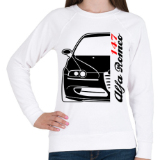 PRINTFASHION Alfa Romeo 147 02 - Női pulóver - Fehér