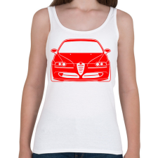 PRINTFASHION Alfa Romeo 147 05 - Női atléta - Fehér női trikó