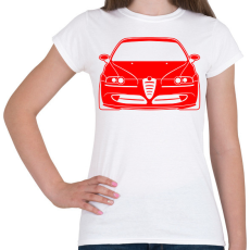 PRINTFASHION Alfa Romeo 147 05 - Női póló - Fehér