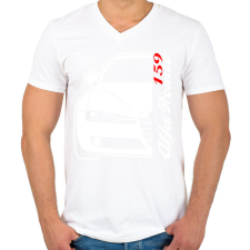 PRINTFASHION Alfa Romeo 159 001 - Férfi V-nyakú póló - Fehér férfi póló