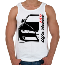 PRINTFASHION Alfa Romeo 159 002 - Férfi atléta - Fehér atléta, trikó