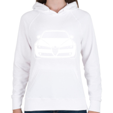 PRINTFASHION Alfa Romeo 159 004 - Női kapucnis pulóver - Fehér