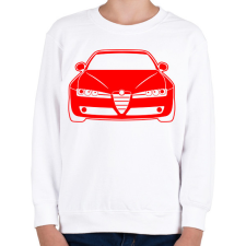 PRINTFASHION Alfa Romeo 159 005 - Gyerek pulóver - Fehér gyerek pulóver, kardigán