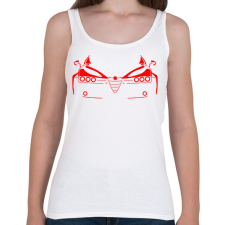 PRINTFASHION Alfa romeo 159 - Női atléta - Fehér női trikó