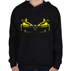 PRINTFASHION Alfa Romeo 159 sárga - Gyerek kapucnis pulóver - Fekete