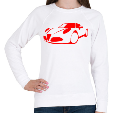 PRINTFASHION Alfa Romeo 8c 02 - Női pulóver - Fehér